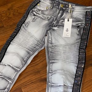 Men Bling Jeans